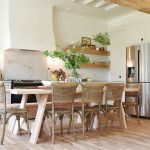 Farmhouse Kitchen Remodel With Custom Built Table.