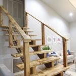Custom built stairs on HGTV Fixer to Fabulous