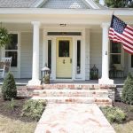 Historic Home with refurbished front door using original hardware on HGTV Fixer to Fabulous.