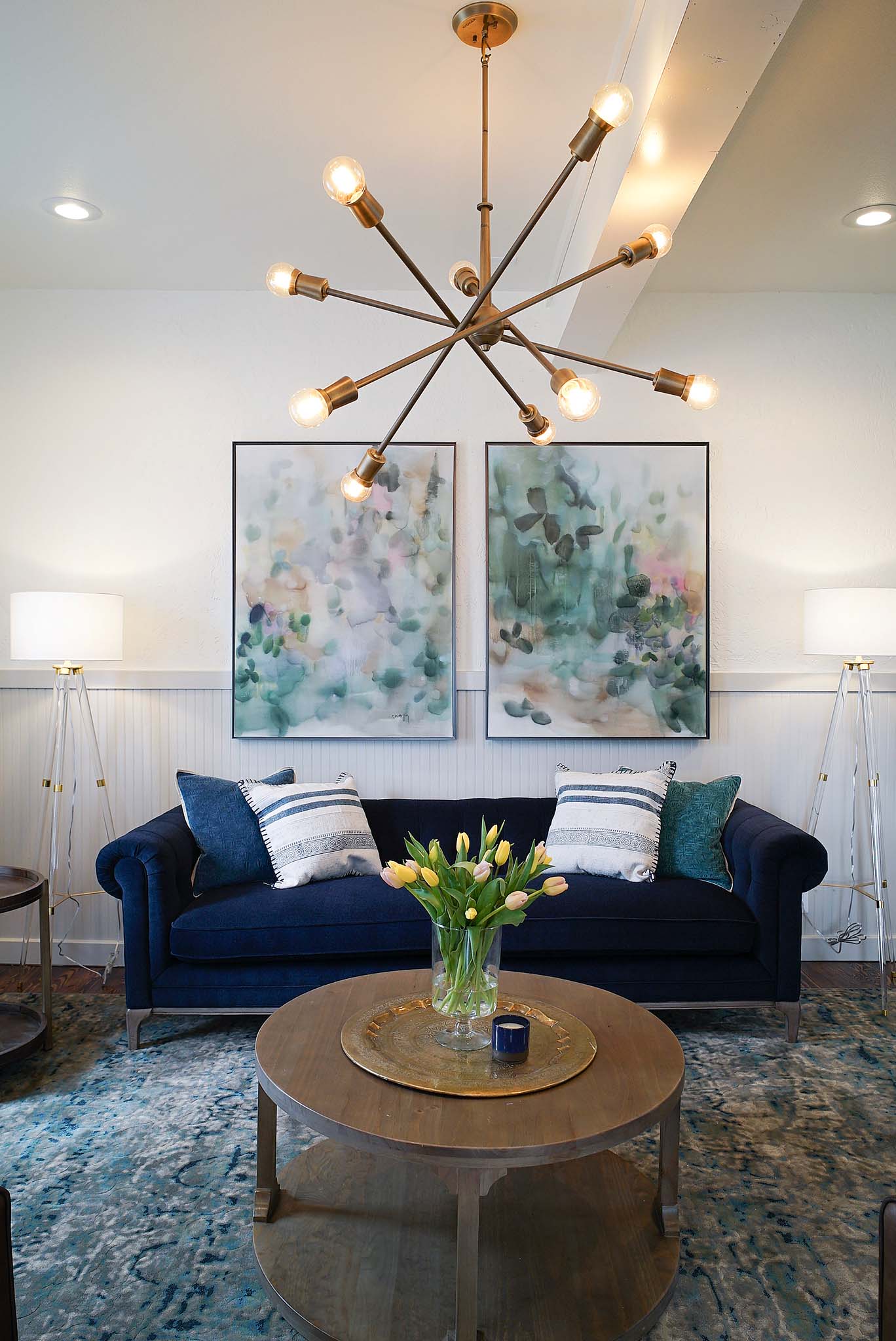 A Drab Victorian gets a Living Room Renovation on HGTV Fixer to Fabulous.
