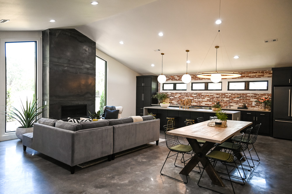 HGTV Fixer to Fabulous Open Concept Living, Dining, and Kitchen Renovation.