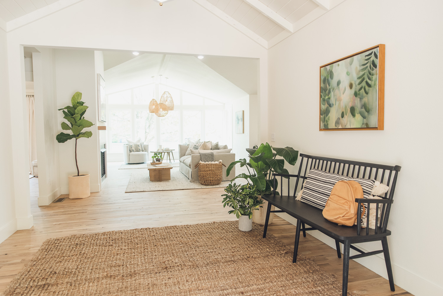 HGTV Fixer to Fabulous Lake House entryway.