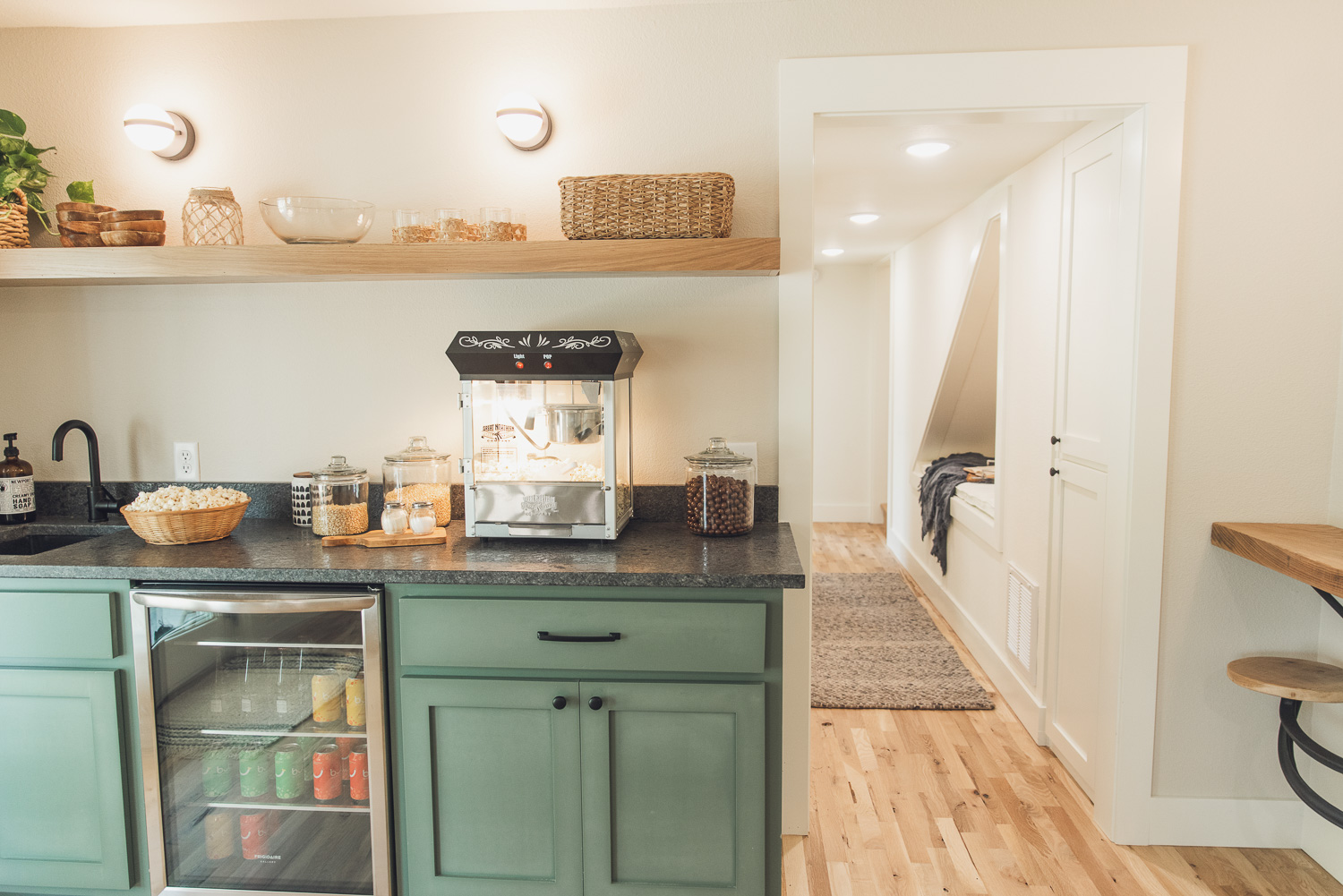 HGTV Fixer to Fabulous Lakehouse downstairs kitchen.