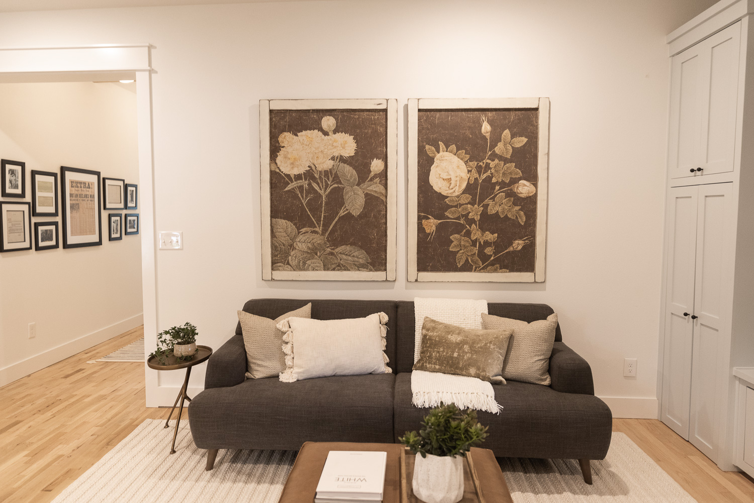 HGTV Fixer to Fabulous Living Room, Homeschool Area, and Dining Room.