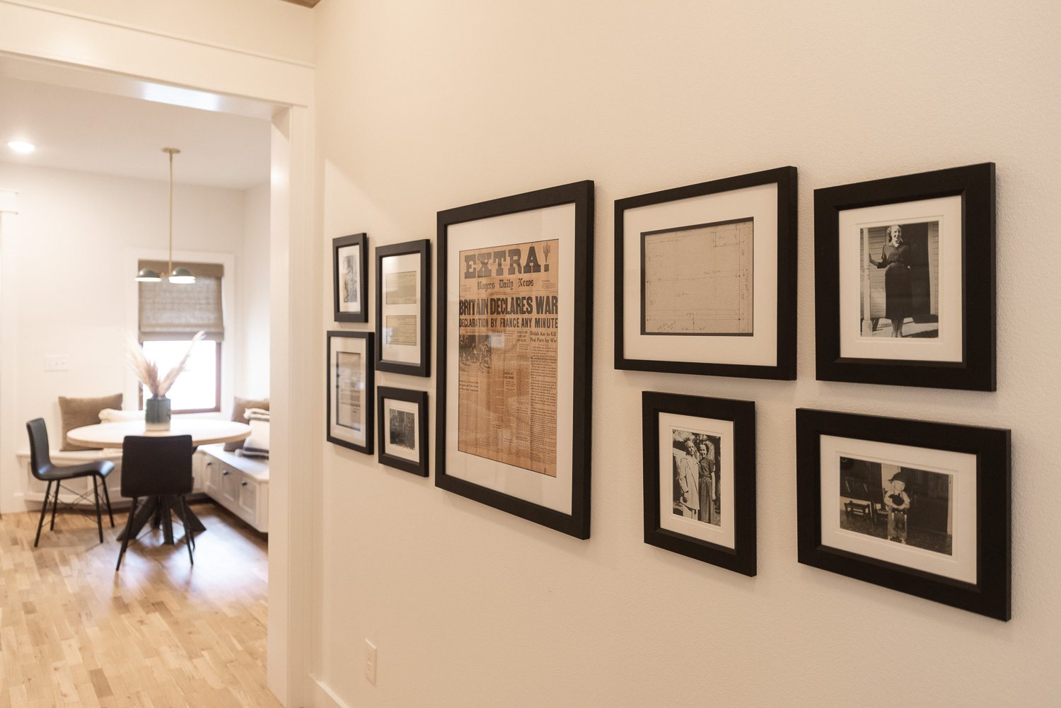 HGTV Fixer to Fabulous Entryway Gallery Wall.