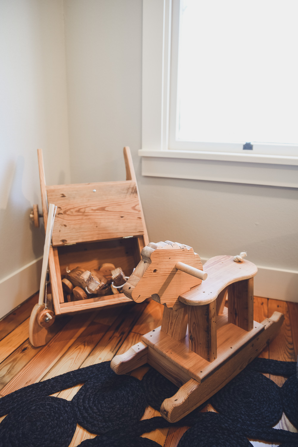 HGTV Fixer to Fabulous Renovated Toddler Bedroom with Handmade Toys by Dave Marrs.