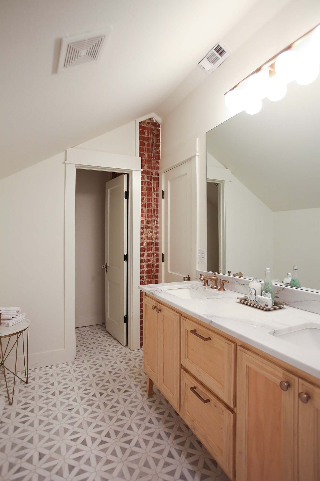 Master suite bathroom renovation.