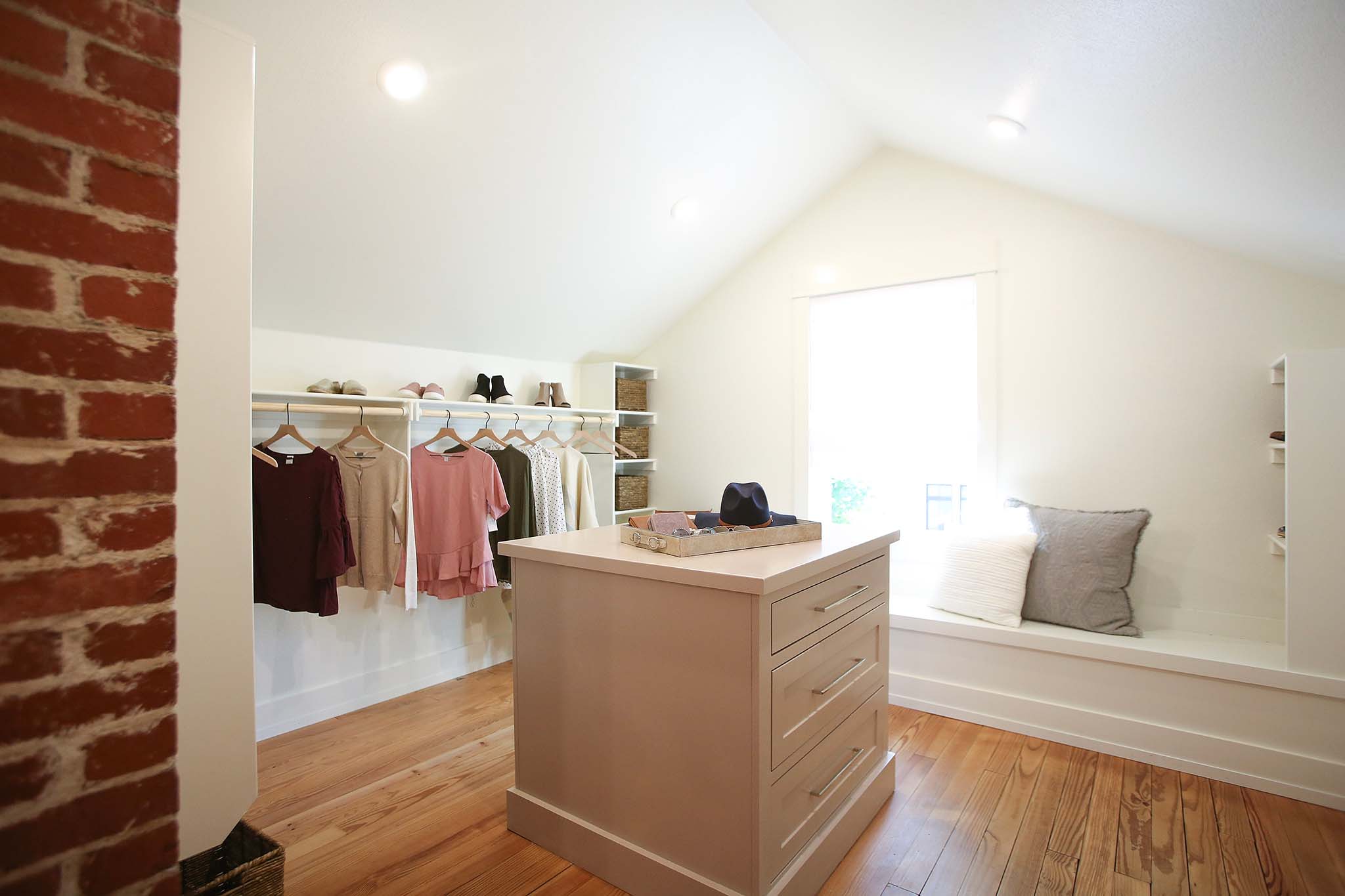Master Closet Renovation on HGTV Fixer to Fabulous.